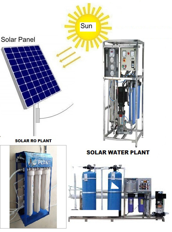 Solar drinking water store cooler